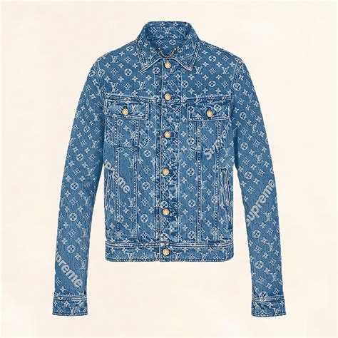 louis vuitton monogram denim jacket replica|louis vuitton jean jacket.